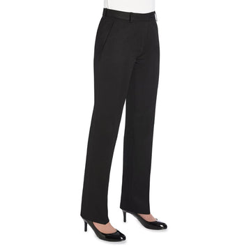 black heavyweight brook taverner ladies trousers