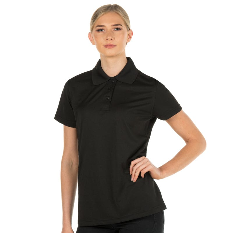 black knitted collar poloshirt