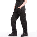 black ladies action trousers