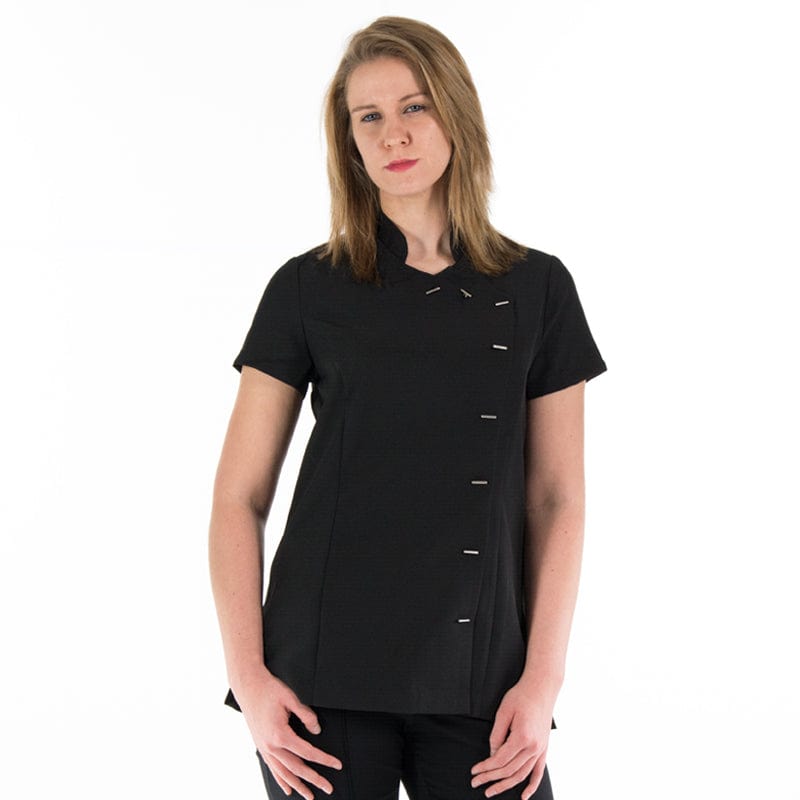 black ladies spa tunic pr682