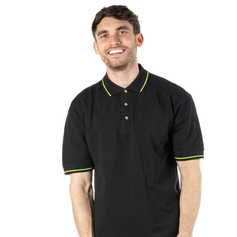 black lime kk606 kustom kit polo