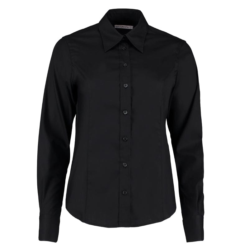 black long sleeve blouse kk702