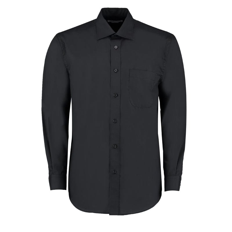 black long sleeve business shirt
