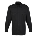 black long sleeve pilot shirt pr210