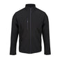 black mens softshell jacket add logo