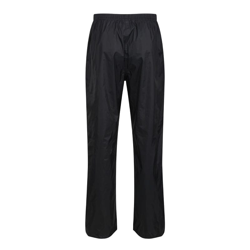 black mens waterproof overtrousers