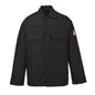 black non flammable flame resistant portwest jacket