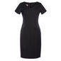 black portia dress