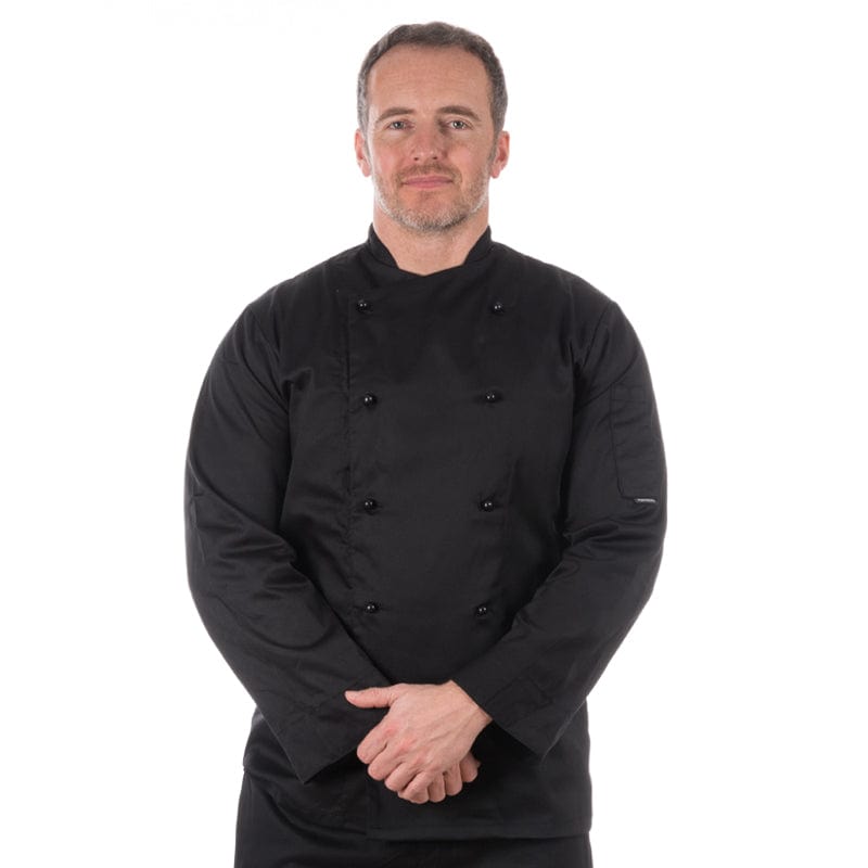 black portwest chefs jacket