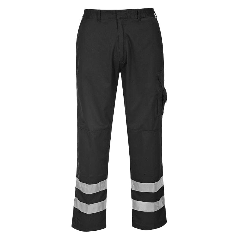 black portwest iona safety combat trousers s917