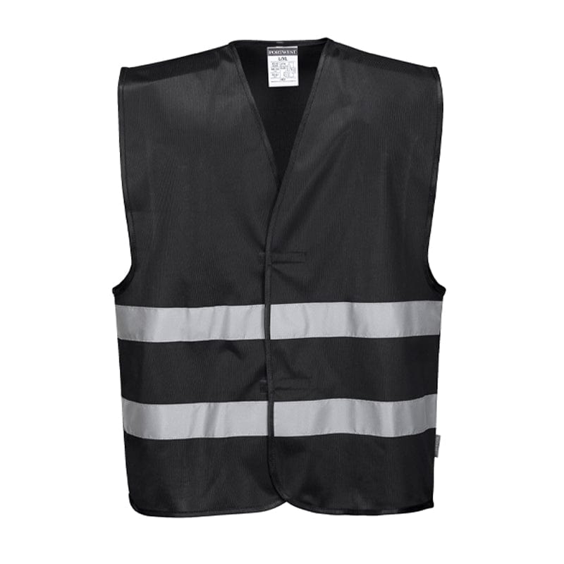 black portwest iona safety vest