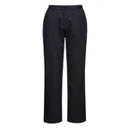 black portwest ladies chefs trousers