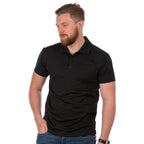 black premier pique polo pr615