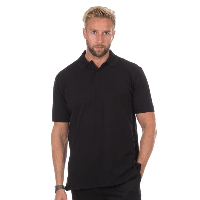 black russell classic cotton polo