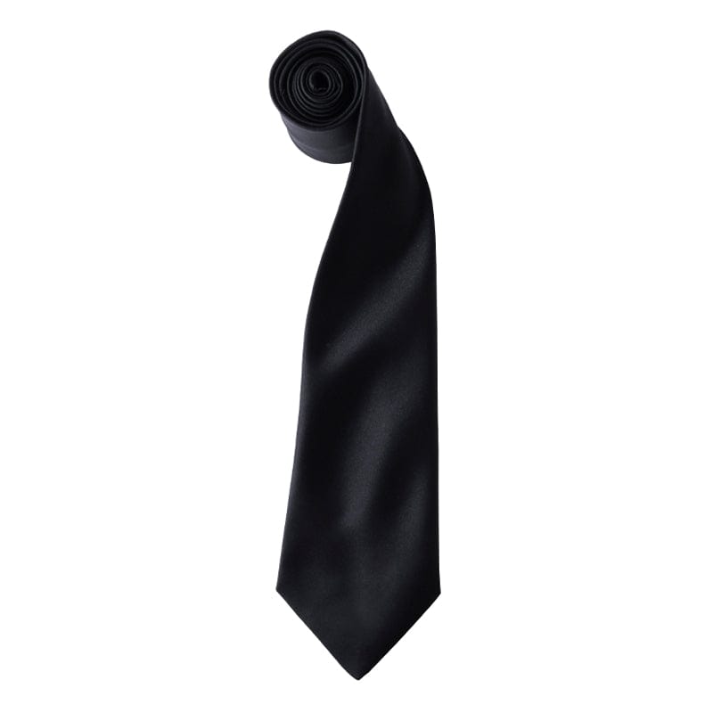black satin tie pr750