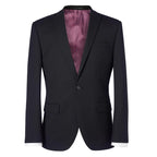 black slim fit corporate jacket