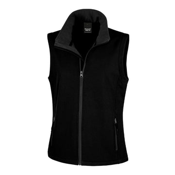 black softshell bodywarmer