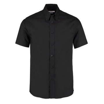 Kustom Kit Tailored Fit Oxford Short Sleeve Shirt