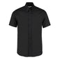 black tailored fit oxford shirt