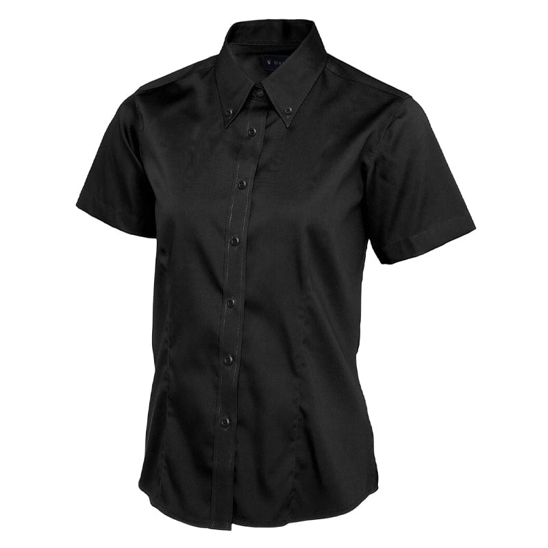 black tailored shirt pinpoint oxford shirt