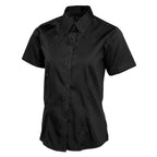 black tailored shirt pinpoint oxford shirt