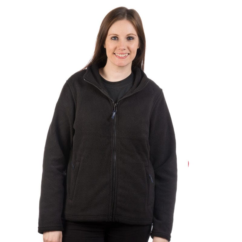 black uneek fleece jacket