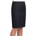 black vented ladies pluto skirt