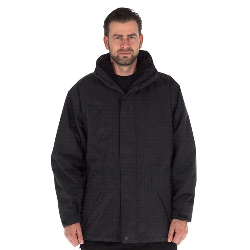 black waterproof contrast jacket s570