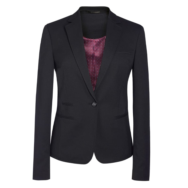 black womens ariel slim jacket
