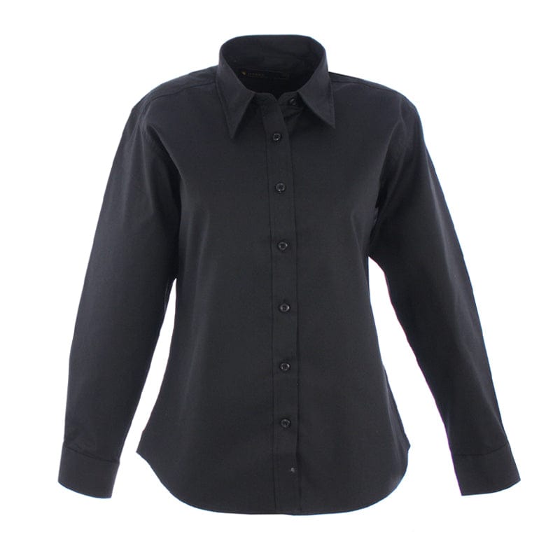 black womens long sleeve blouse uneek