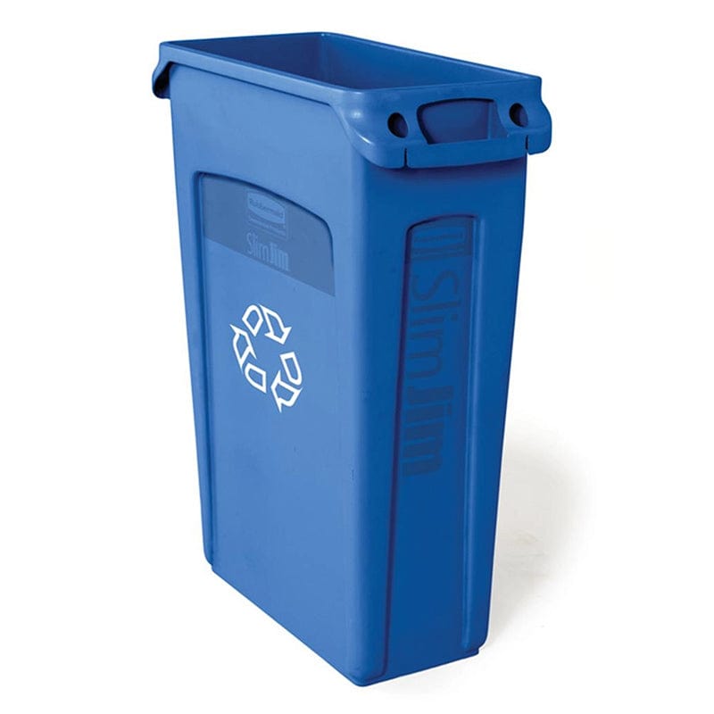 blue 87l rubbermaid bin