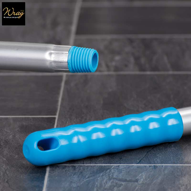 blue aluminium handle