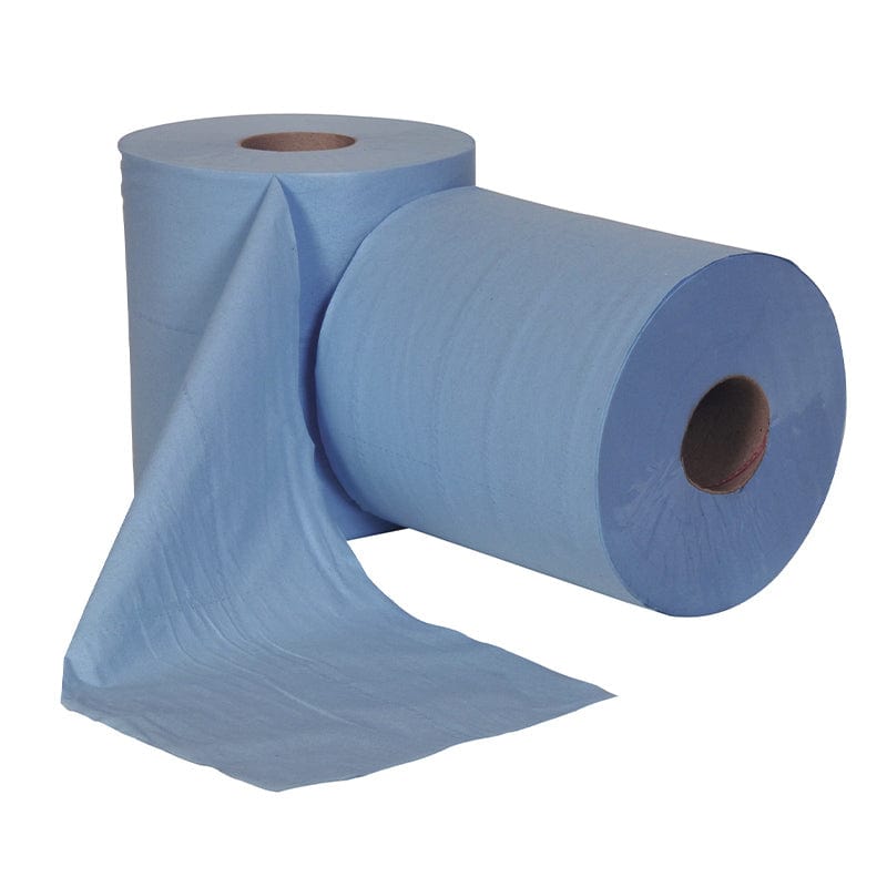 blue centrefeed rolls 150m x6