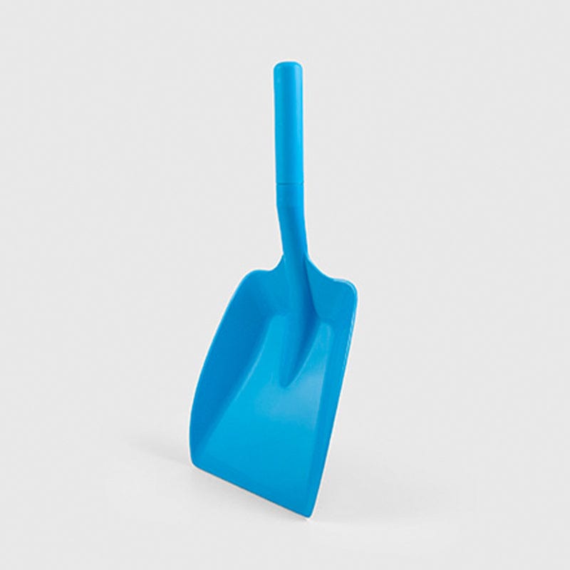 blue colour coded hand shovel