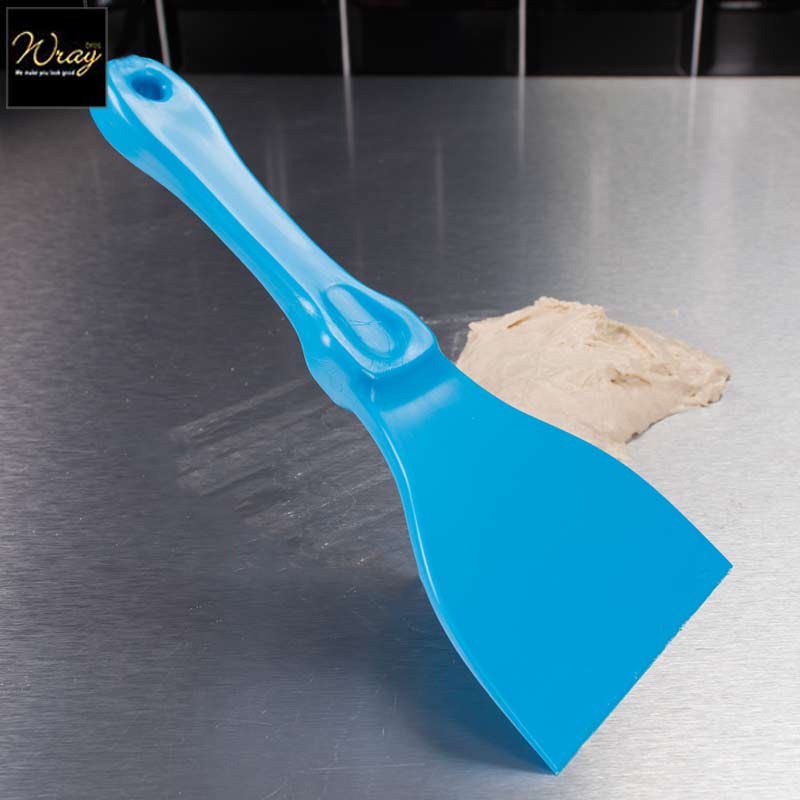 blue hand scraper