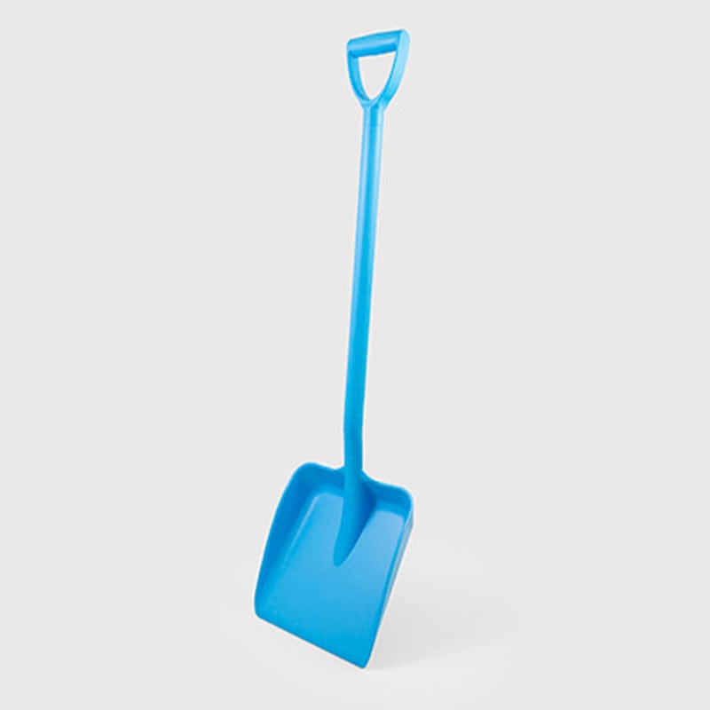 blue high impact d grip shovel