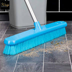 blue hygiene soft broom head
