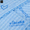 blue microfibre dispoable cloth