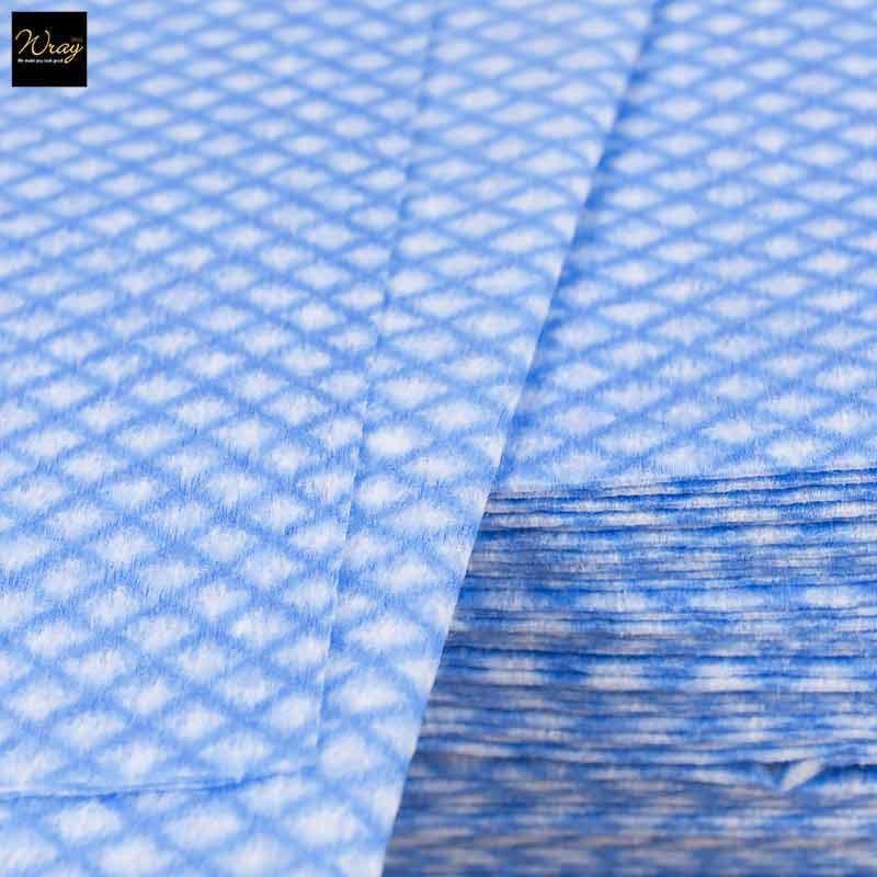 blue semi disposable wipes