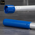 blue silver handle colour coded