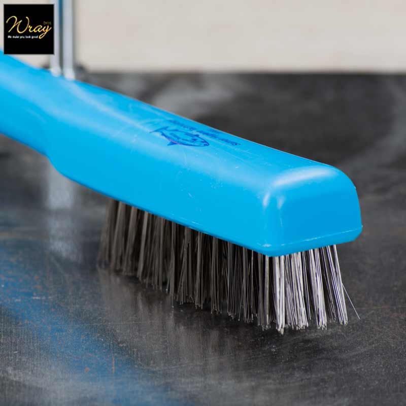 blue steel wire hand brush