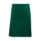 bottle green half apron pr151