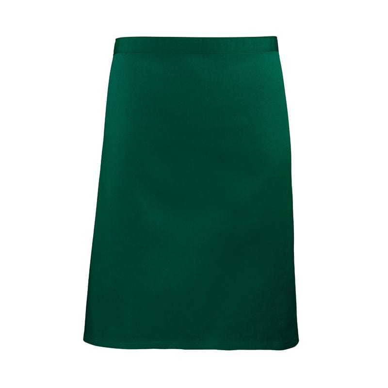 bottle green half apron pr151