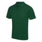 bottle green mens awd polo jc040