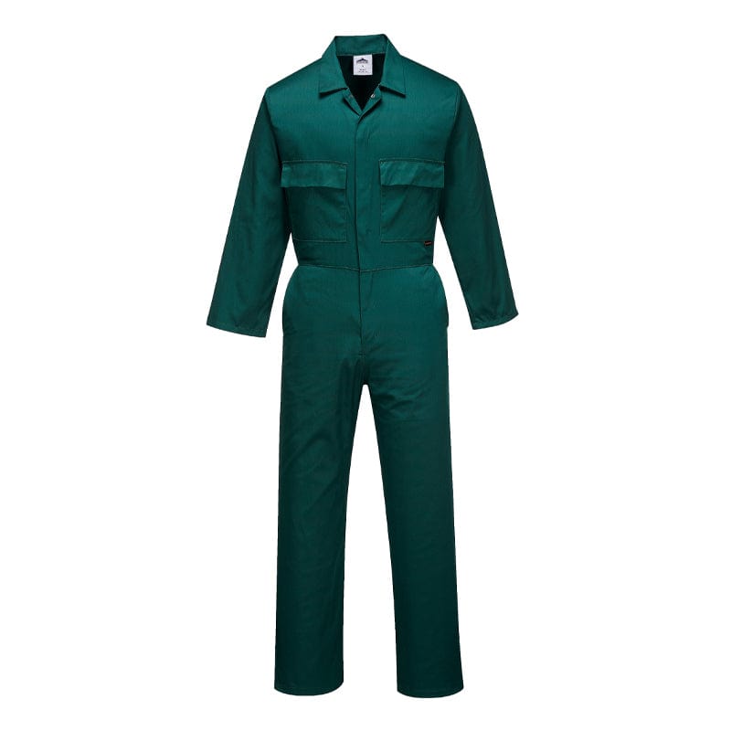 bottle green practical  two chest pockets overall