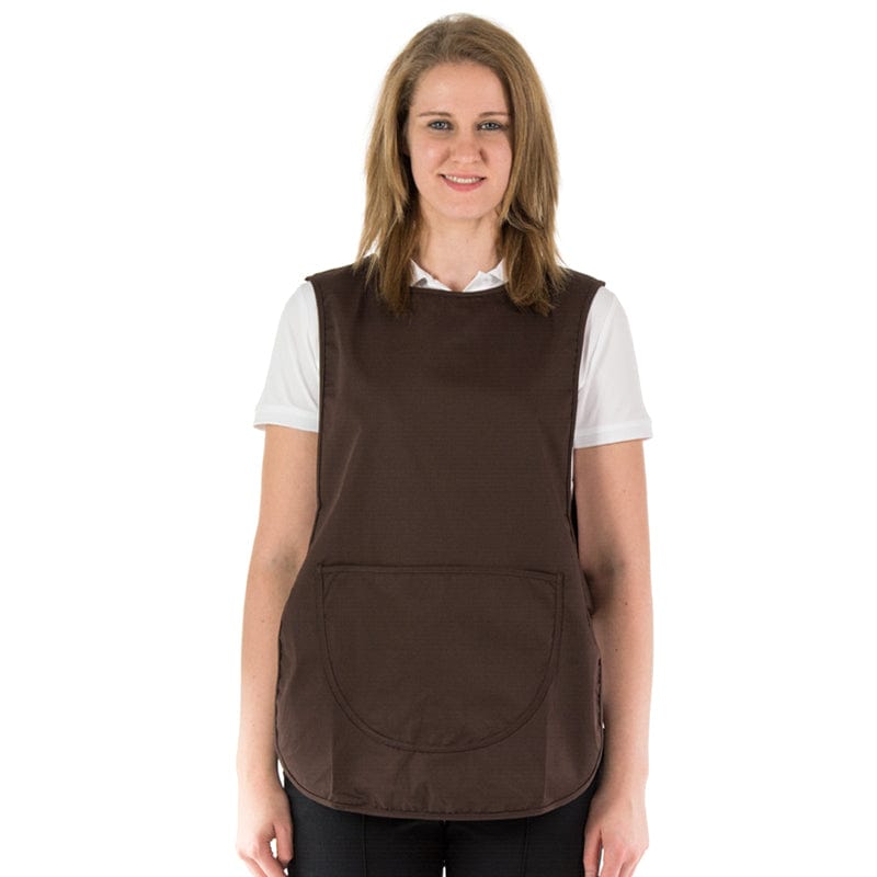 brown ladies pocket tabard pr171