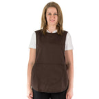 brown ladies pocket tabard pr171