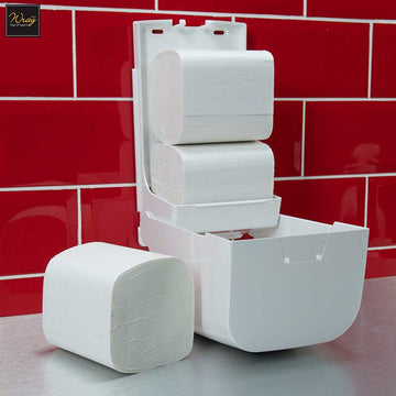Small Plastic Bulk Pack Toilet Tissue Dispenser