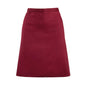 burgundy bar worker half apron