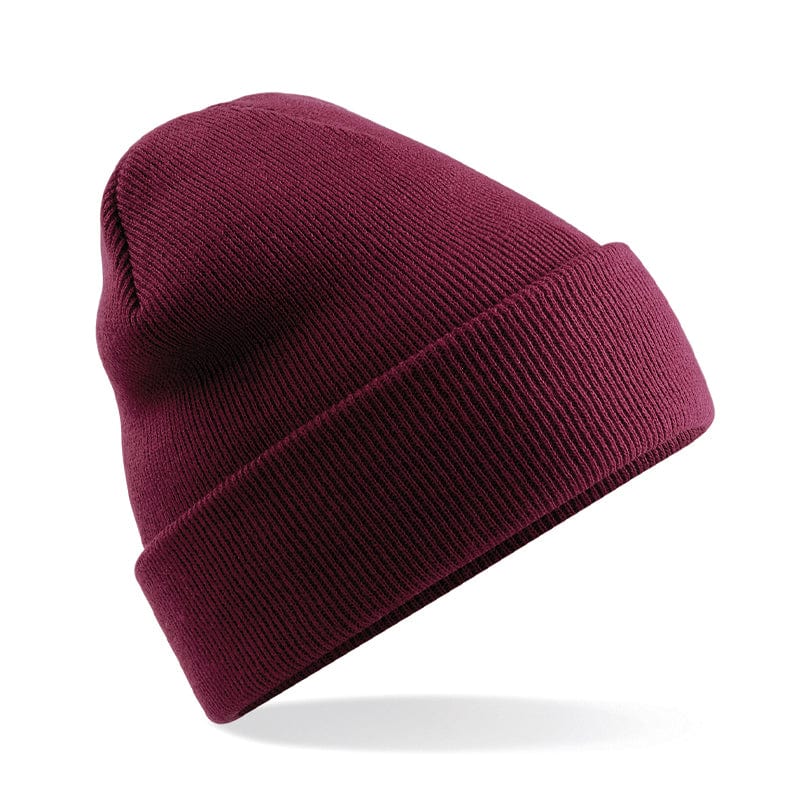 burgundy beechfield beanie bc045